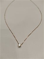 Necklace Duezeta Woman in Yellow Gold Zircone GIOGPL2ZM6